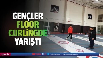 Gen&ccedil;ler, floor curlingde yarıştı