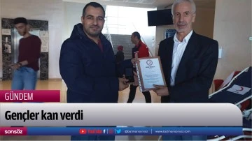 Gen&ccedil;ler kan verdi