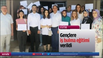 Gen&ccedil;lere iş bulma eğitimi verildi