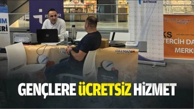 Gen&ccedil;lere &uuml;cretsiz hizmet&hellip;