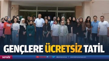 Gen&ccedil;lere &uuml;cretsiz tatil&hellip;