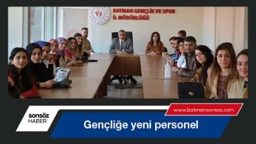 Gen&ccedil;liğe yeni personel