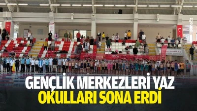 Gen&ccedil;lik Merkezleri Yaz Okulları sona erdi