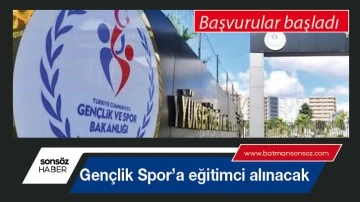Gen&ccedil;lik Spor&rsquo;a eğitimci alınacak