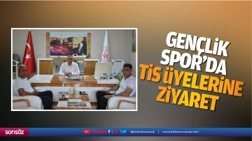 Gen&ccedil;lik Spor&rsquo;da Tis &uuml;yelerine ziyaret