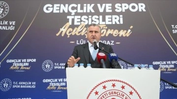 Gen&ccedil;lik ve Spor Bakanı Kırklareli'nde Spor Tesislerinin A&ccedil;ılışında Konuştu