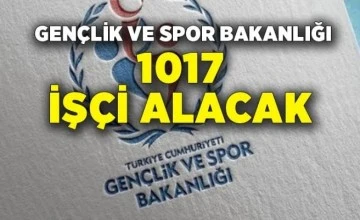 Gen&ccedil;lik ve Spor Bakanlığı bin 17 iş&ccedil;i alacak