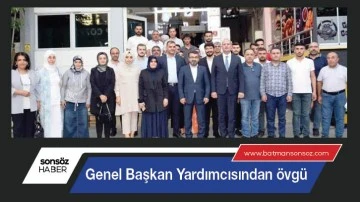 Genel Başkan Yardımcısından &ouml;vg&uuml;
