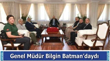 Genel M&uuml;d&uuml;r Bilgin Batman&rsquo;daydı