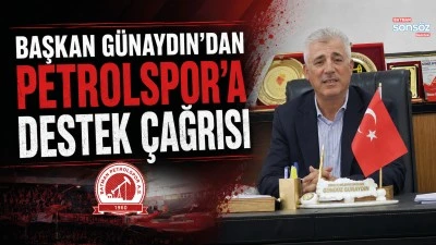 Gerc&uuml;ş Belediye başkanı G&uuml;naydın'dan Petrolspor'a destek &ccedil;ağrısı 