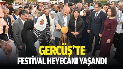 Gerc&uuml;ş&rsquo;te festival heyecanı yaşandı