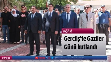 Gerc&uuml;ş'te Gaziler G&uuml;n&uuml; kutlandı