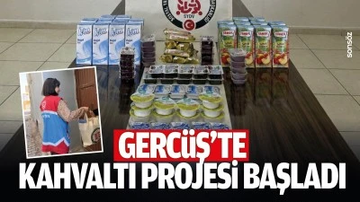 Gerc&uuml;ş&rsquo;te kahvaltı projesi başladı