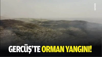 Gerc&uuml;ş&rsquo;te orman yangını!