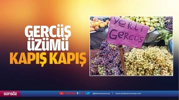 Gerc&uuml;ş &uuml;z&uuml;m&uuml; kapış kapış