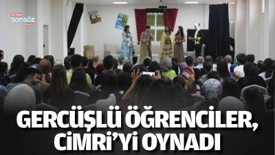 Gerc&uuml;şl&uuml; &Ouml;ğrenciler, Cimri&rsquo;yi oynadı