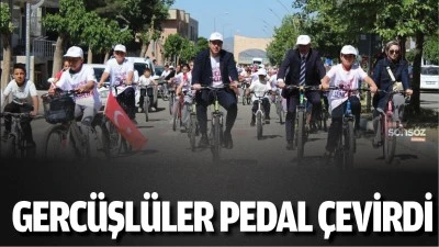 Gerc&uuml;şl&uuml;ler pedal &ccedil;evirdi