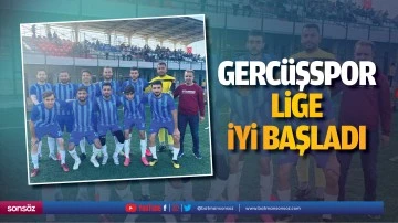 Gerc&uuml;şspor lige iyi başladı