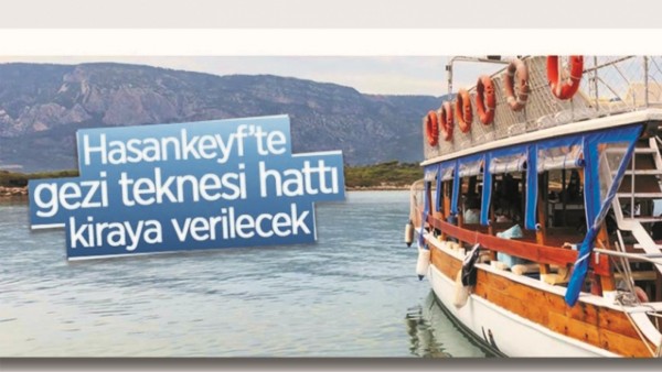 GEZİ TEKNESİ HATTI KİRAYA VERİLECEK