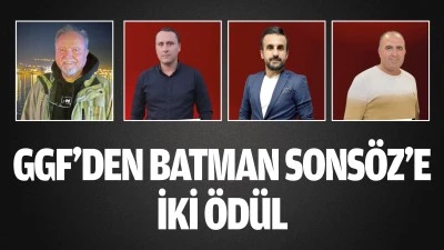 GGF&rsquo;den Batman Sons&ouml;z&rsquo;e iki &ouml;d&uuml;l