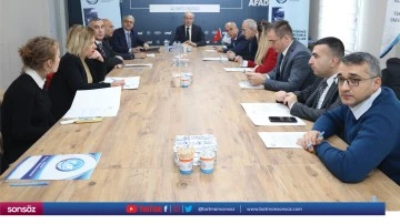 GİBT&Uuml; Senatosu depremlerden etkilenen Nurdağı'nda toplandı