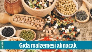 GIDA MALZEMESİ ALINACAK