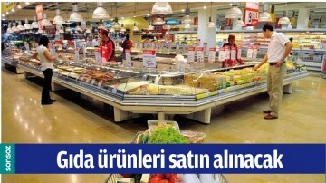 GIDA &Uuml;R&Uuml;NLERİ SATIN ALINACAK
