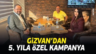Gizvan&rsquo;dan 5. yıla &ouml;zel kampanya