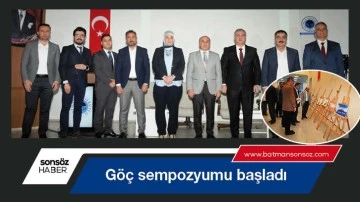 G&ouml;&ccedil; sempozyumu başladı