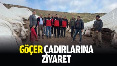 G&ouml;&ccedil;er &ccedil;adırlarına ziyaret