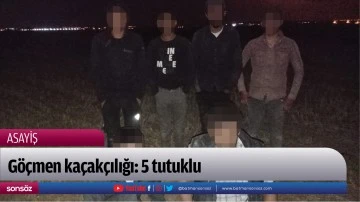 G&ouml;&ccedil;men ka&ccedil;ak&ccedil;ılığı: 5 tutuklu