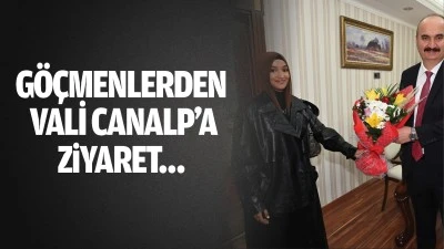 G&ouml;&ccedil;menlerden Vali Canalp&rsquo;a ziyaret&hellip;