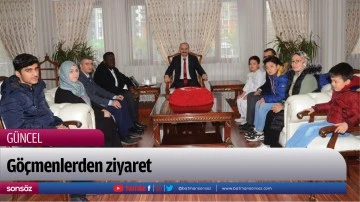 G&ouml;&ccedil;menlerden ziyaret