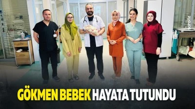 G&ouml;kmen bebek hayata tutundu