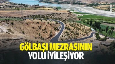 G&ouml;lbaşı Mezrasının yolu iyileşiyor