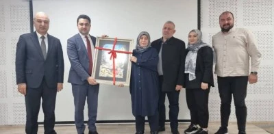 G&ouml;lbaşı'nda Şehit İbrahim Yiğit'in ismi k&uuml;t&uuml;phaneye verildi