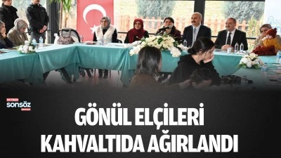 G&ouml;n&uuml;l el&ccedil;ileri, kahvaltıda ağırlandı