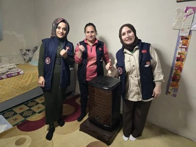 G&ouml;n&uuml;ll&uuml;ler, ihtiya&ccedil; sahiplerini ısıtıyor