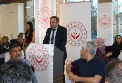 G&ouml;rev yeri değişen Aile ve Sosyal Hizmetler İl M&uuml;d&uuml;r&uuml; Aydın Polat i&ccedil;in veda yemeği