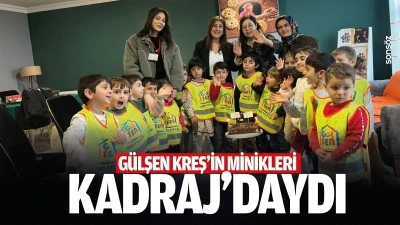 G&uuml;lşen Kreş&rsquo;in minikleri Kadraj&rsquo;daydı