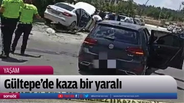 G&uuml;ltepe&rsquo;de kaza bir yaralı