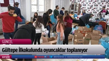 G&uuml;ltepe İlkokulunda oyuncaklar toplanıyor