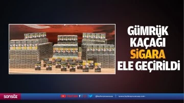 G&uuml;mr&uuml;k ka&ccedil;ağı sigara ele ge&ccedil;irildi