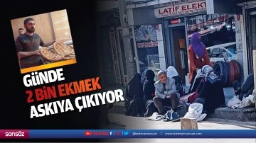 G&uuml;nde 2 bin ekmek, askıya &ccedil;ıkıyor