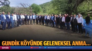 Gundik K&ouml;y&uuml;nde geleneksel anma&hellip;