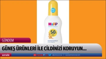 G&uuml;neş &uuml;r&uuml;nleri ile cildinizi koruyun&hellip;