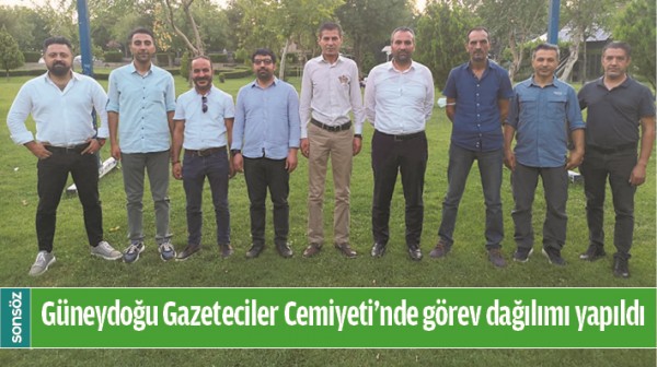 G&Uuml;NEYDOĞU GAZETECİLER CEMİYETİ'NDE G&Ouml;REV DAĞILIMI YAPILDI