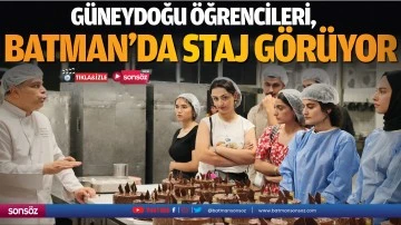 G&uuml;neydoğu &Ouml;ğrencileri, Batman&rsquo;da staj g&ouml;r&uuml;yor