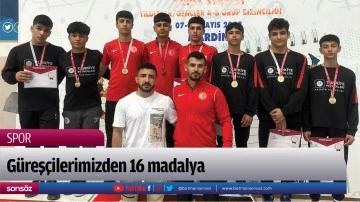 G&uuml;reş&ccedil;ilerimizden 16 madalya