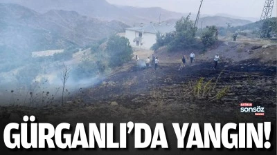 G&uuml;rganlı&rsquo;da yangın!